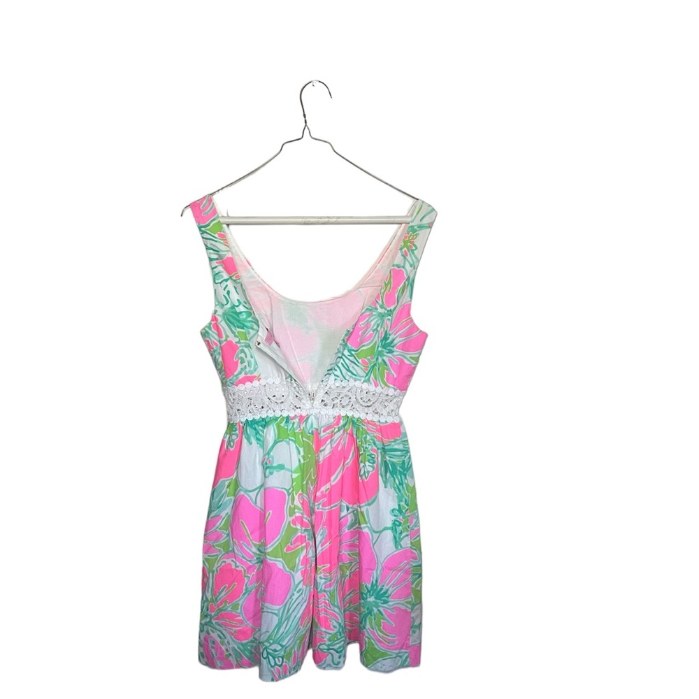 Lilly Pulitzer Floral Dress Women Size 0 - Picture 2 of 3